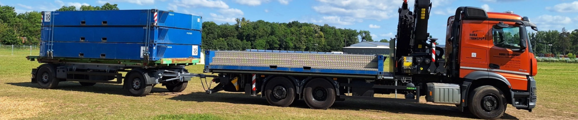 Cover image Ruka Transport - Autodoprava s hydraulickou rukou
