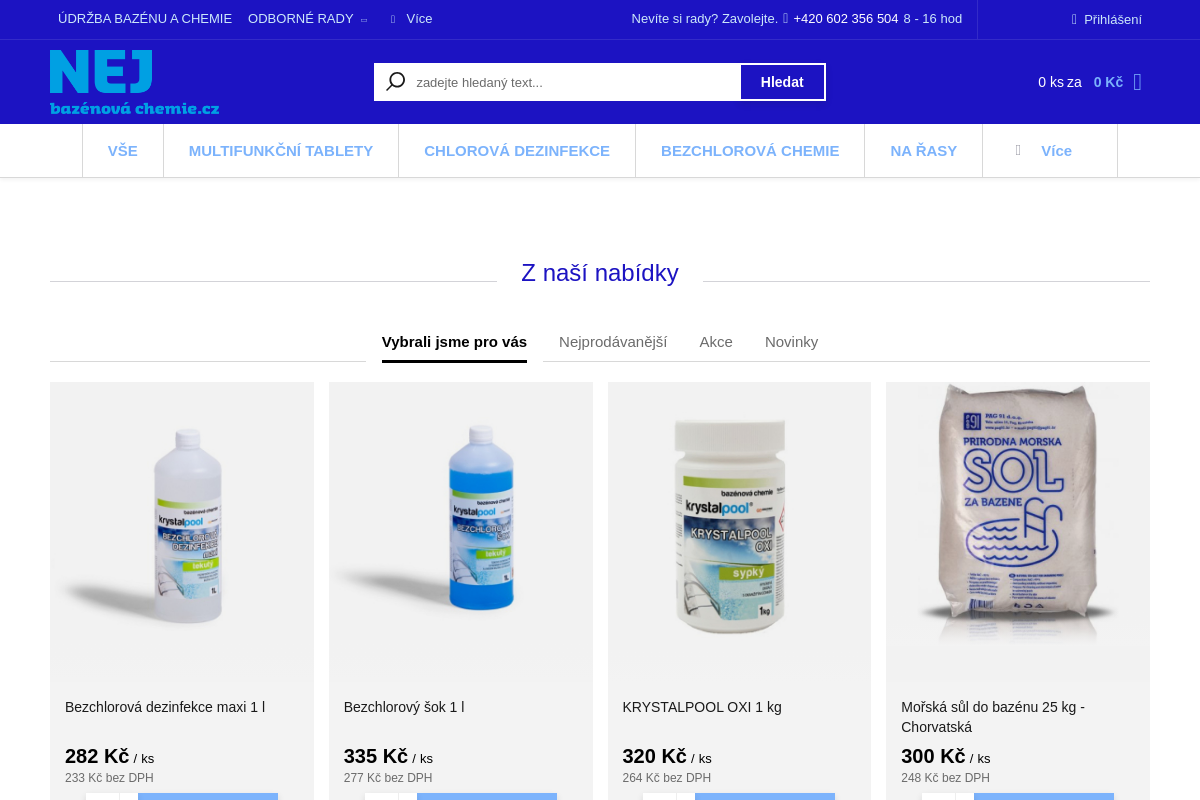 nejbazenovachemie.cz foto 1