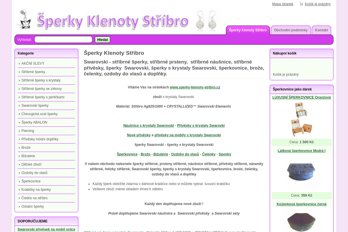 Sperky-klenoty-stribro.cz