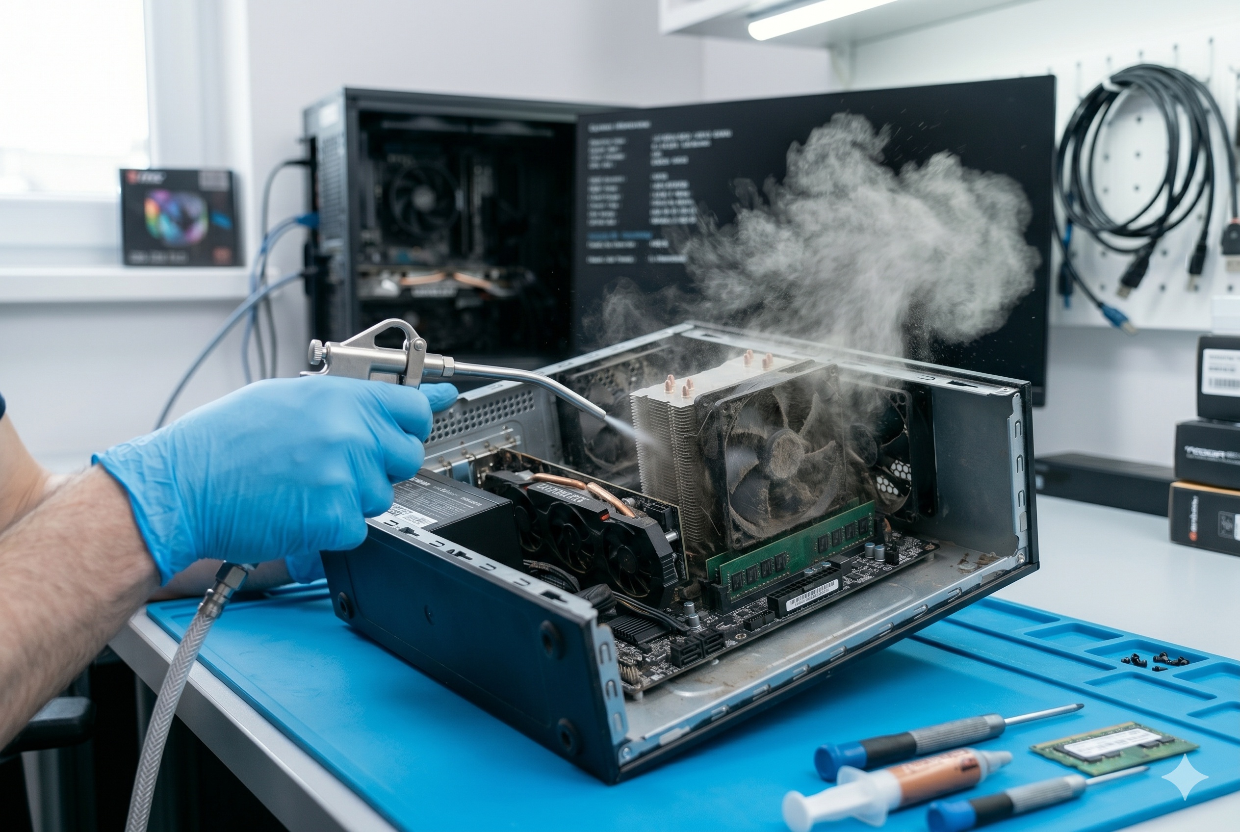 Čištění PC a notebooků