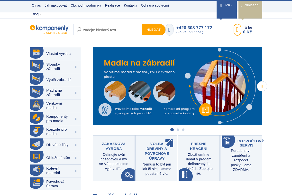 Komponentyzedreva.cz