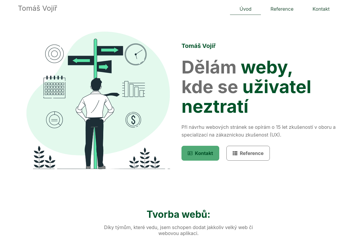 Tomáš Vojíř - webdesign