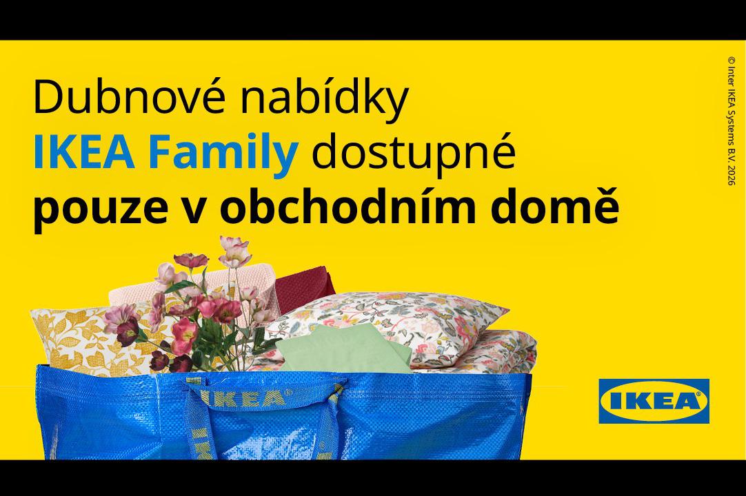 Dubnové nabídky IKEA Family