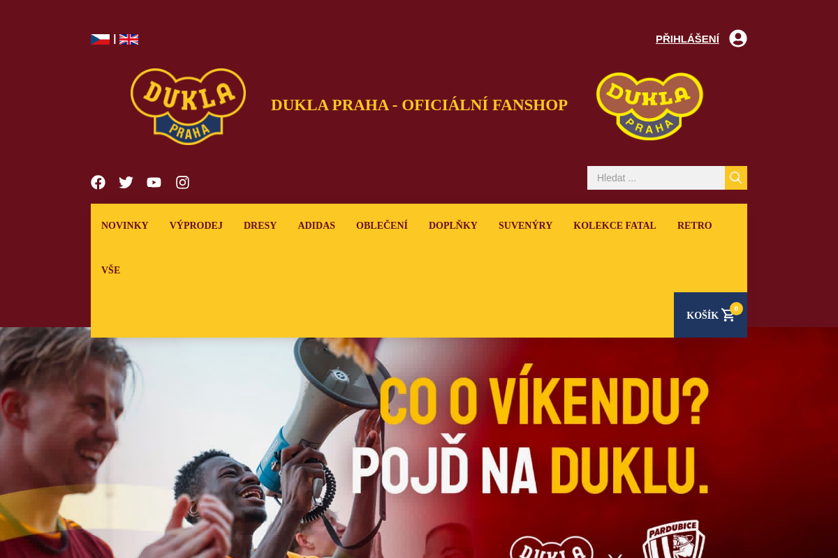 Dukla Praha - oficiální fanshop