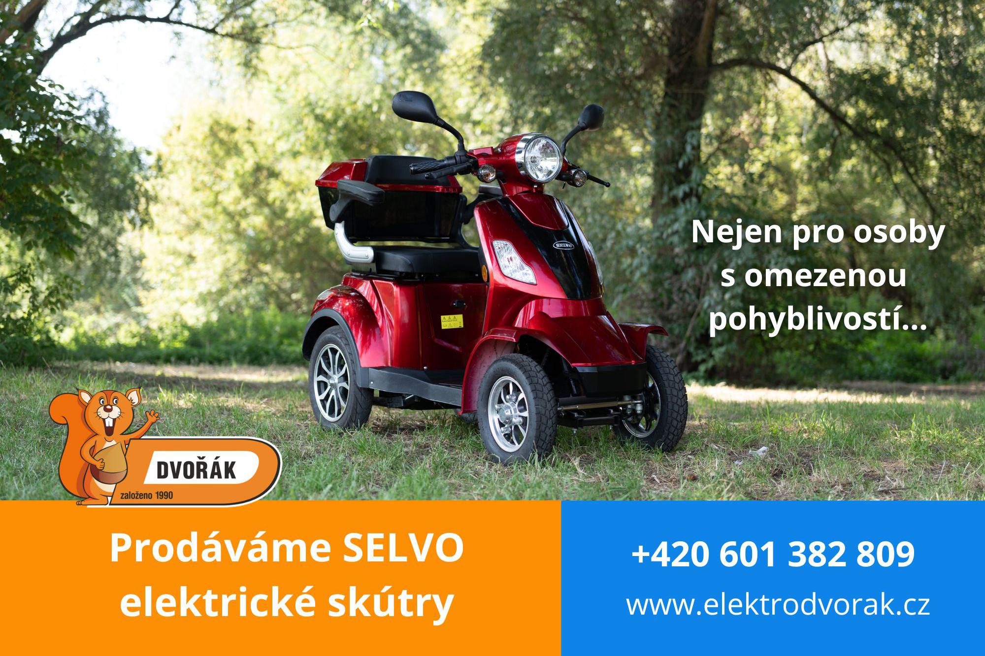 Prodáváme elektrické skútry značky SELVO