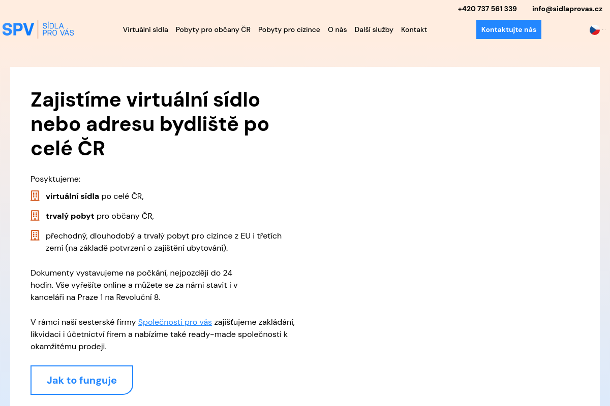 SÍDLA PRO VÁS S.R.O