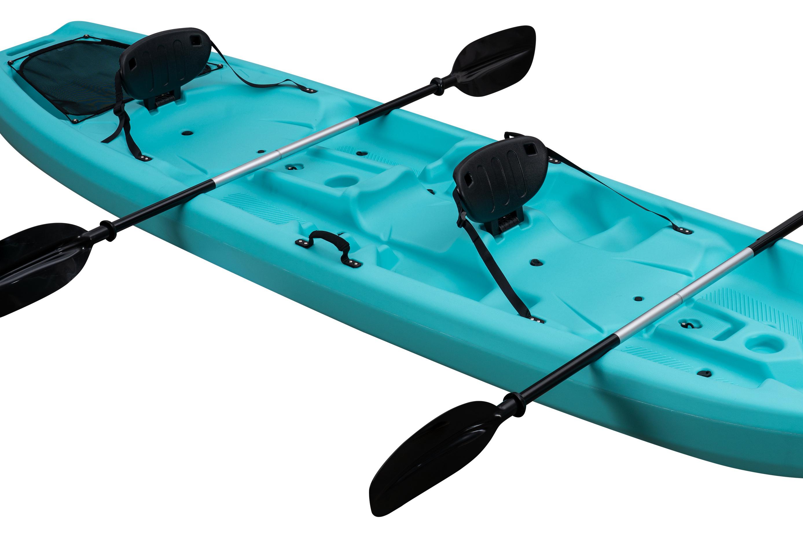 Rekreační Sit-on-Top kajak 350 DUO 2+1, modrý