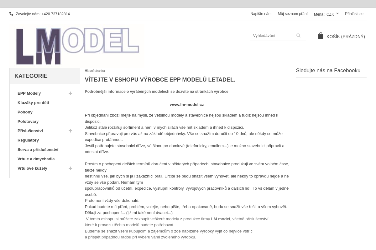 Lm-modelshop.cz