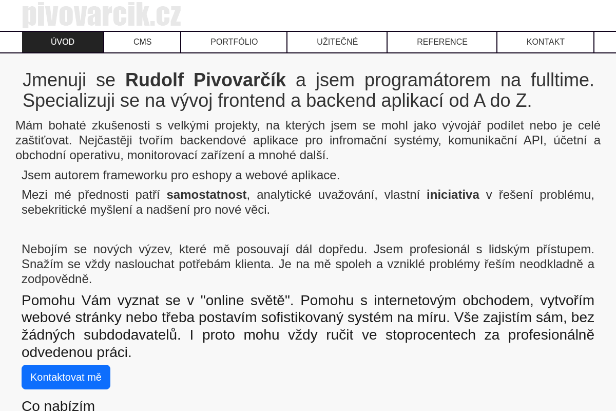 Rudolf Pivovarčík foto 1