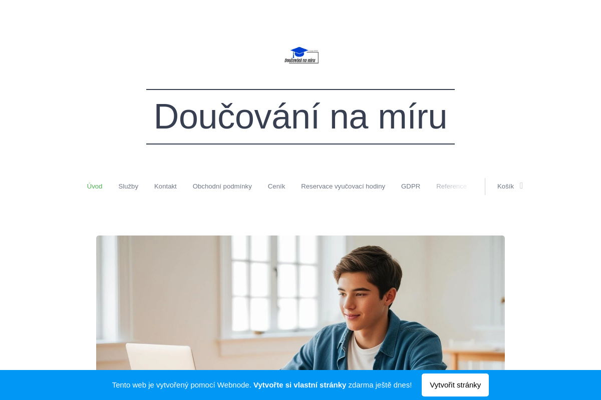 Doučování na míru