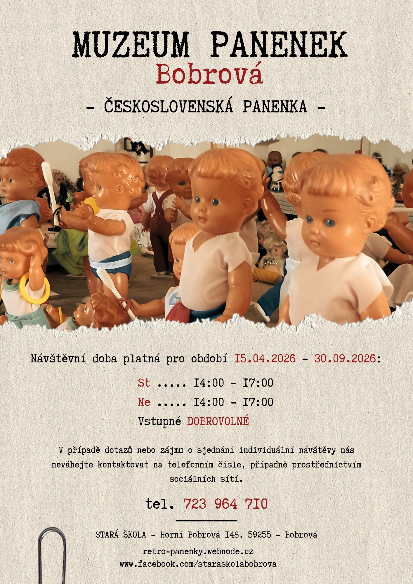Muzeum panenek stará škola Bobrová foto 5