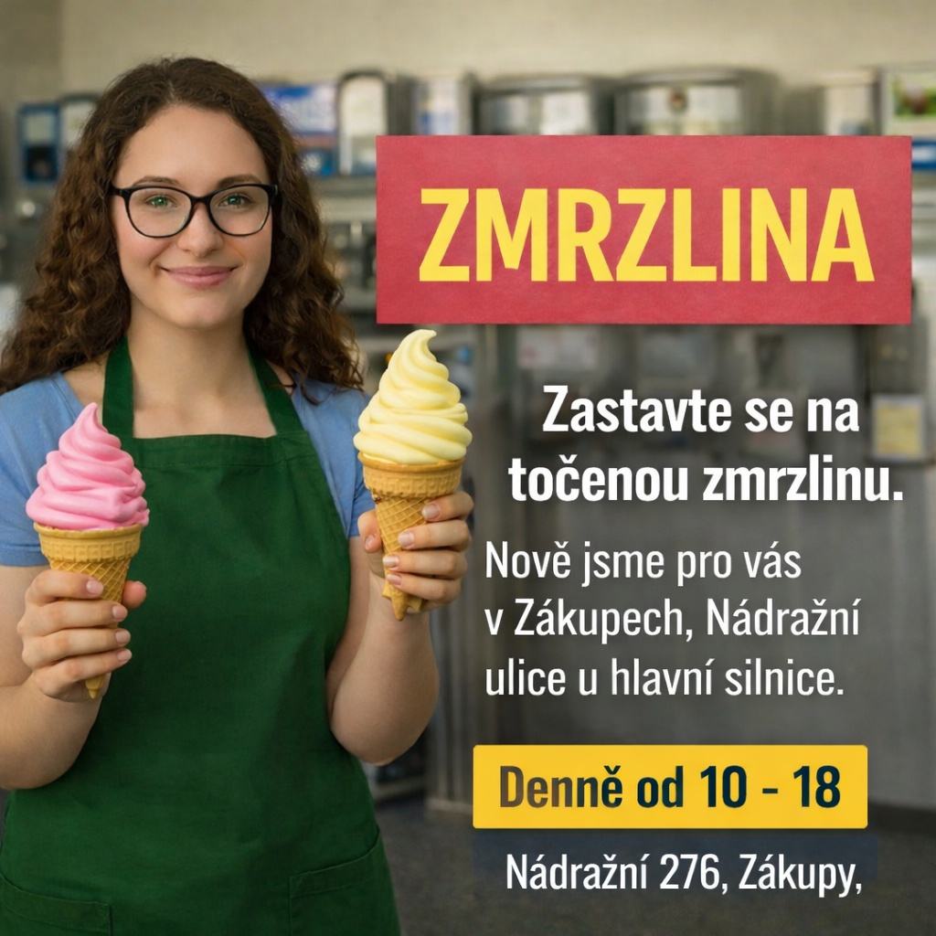 Točená zmrzlina Zákupy u České Lípy foto 2