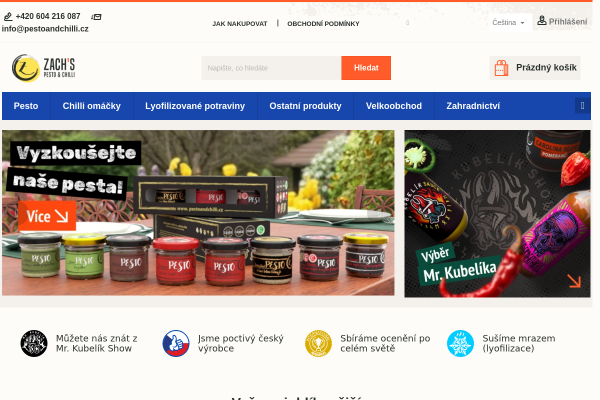 Zach´s pesto & chilli