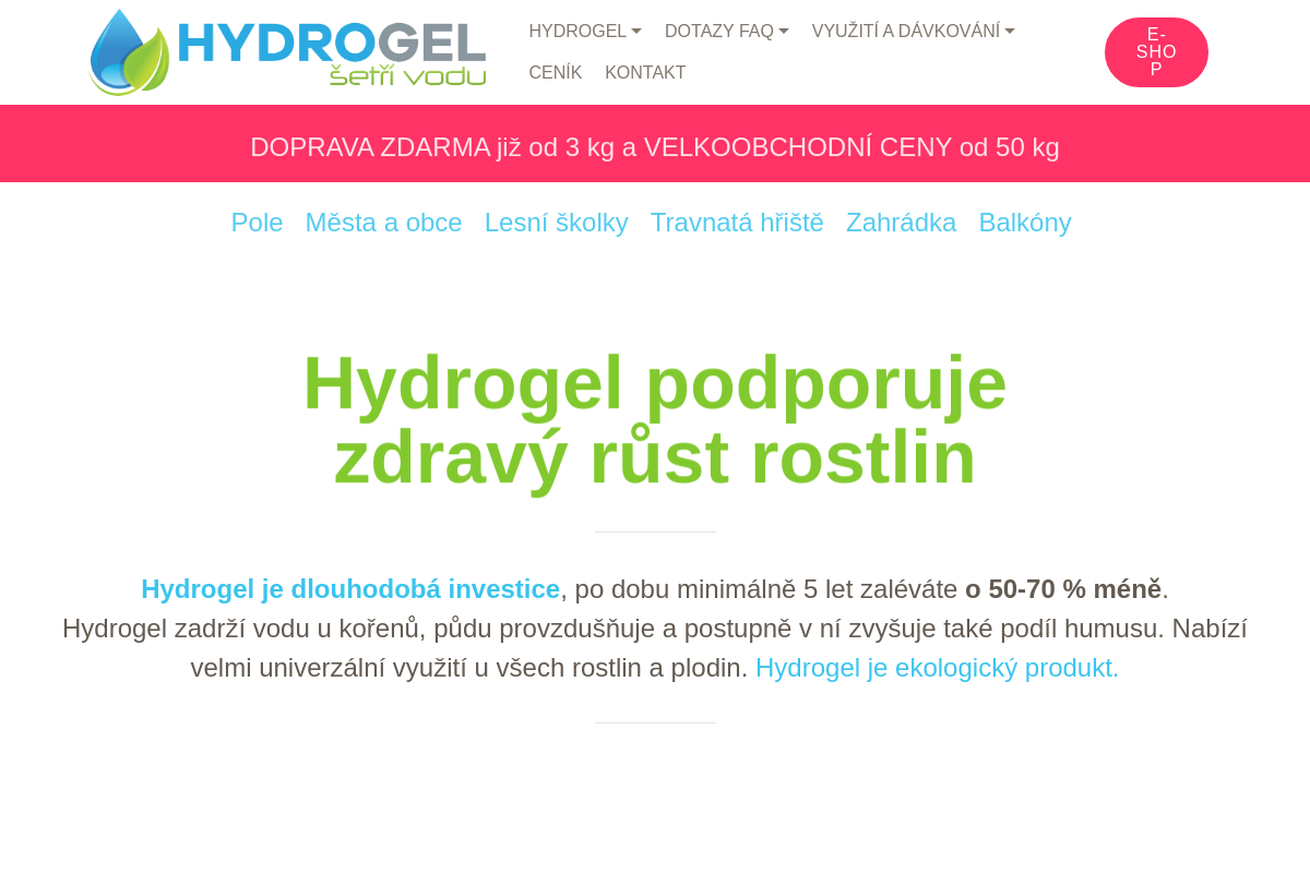 Hydrogel.cz