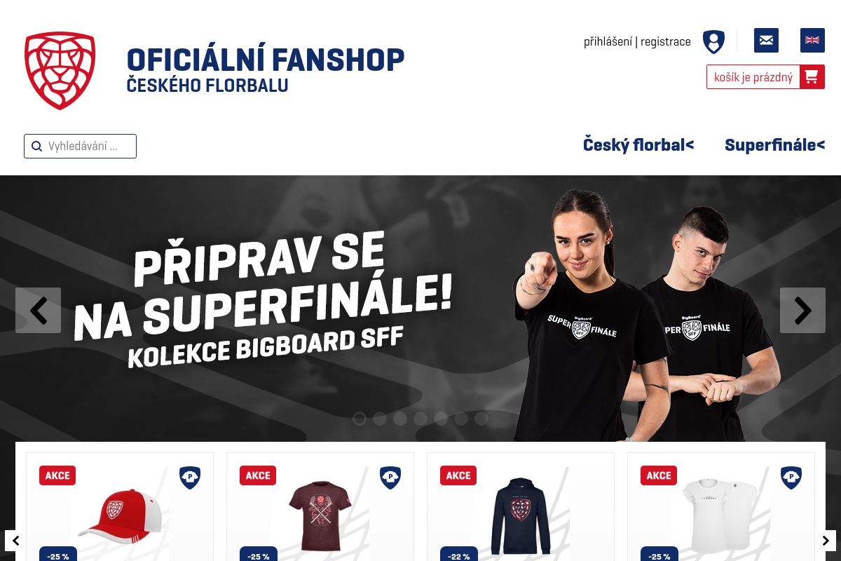 Oficiální fanshop Českého florbalu