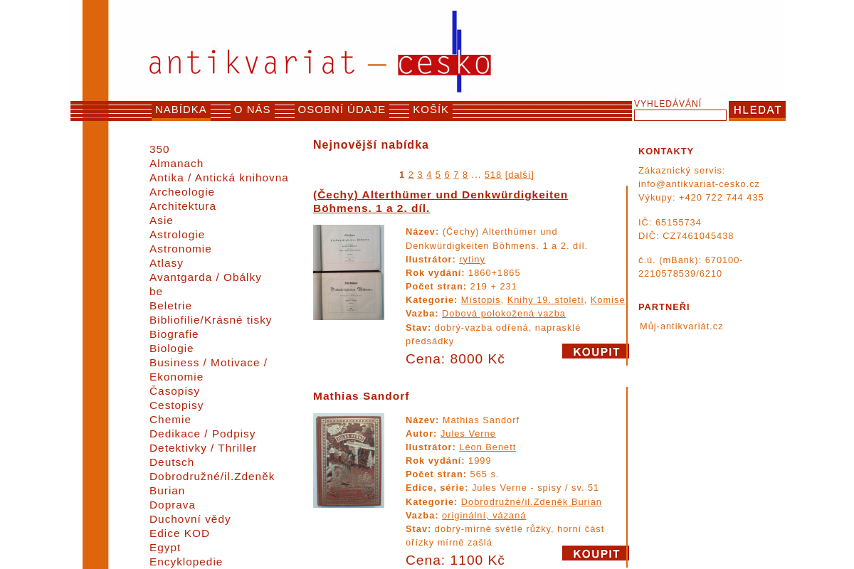 Antikvariat-cesko.cz