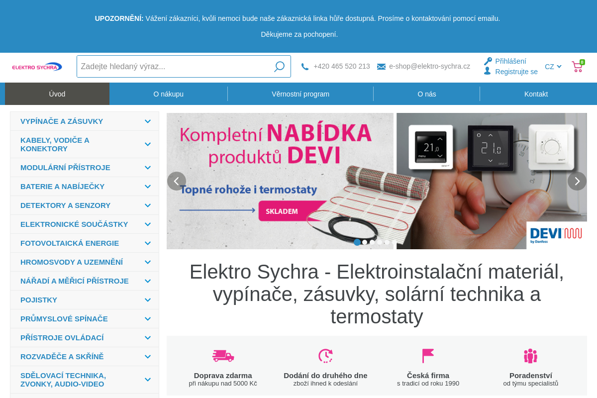 ELEKTRO - SYCHRA, spol. s r.o.