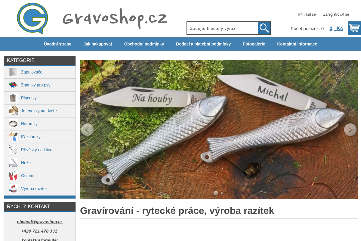 GravoShop.cz