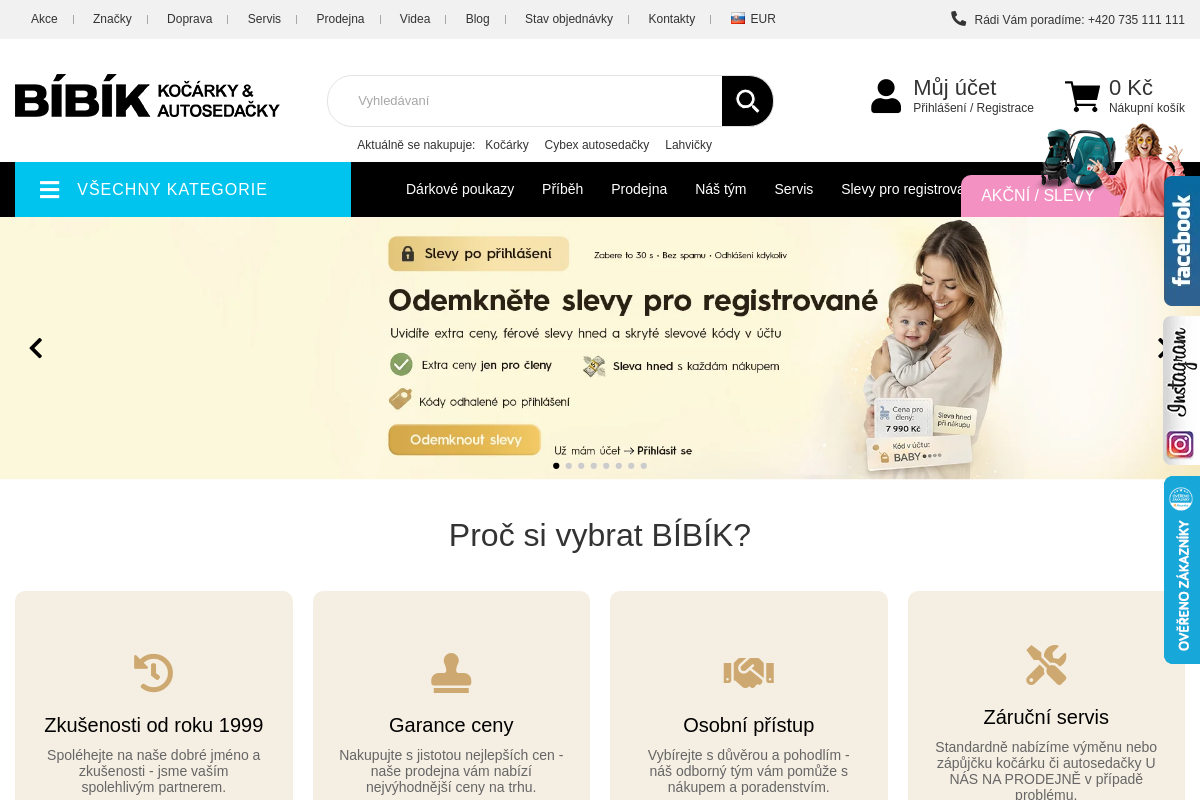BÍBÍK.cz - kočárky & autosedačky