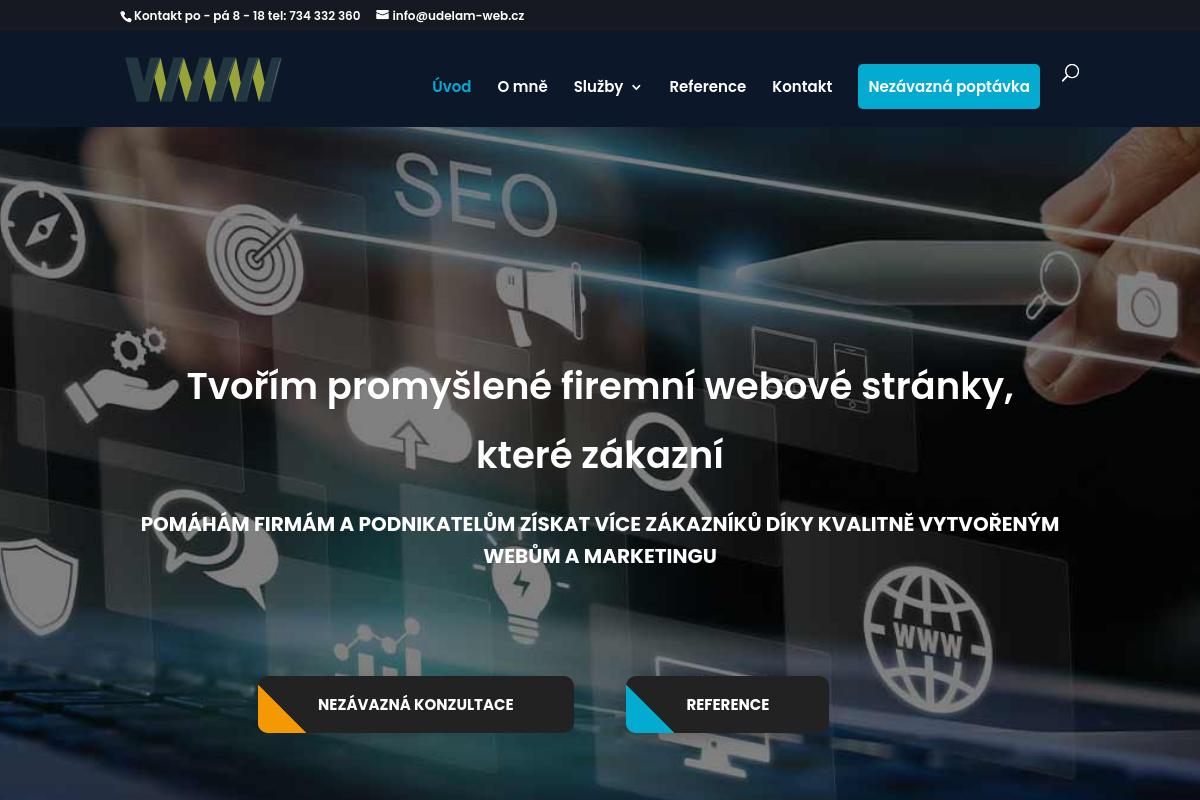 Tvorba webových stránek Radka Jiránková