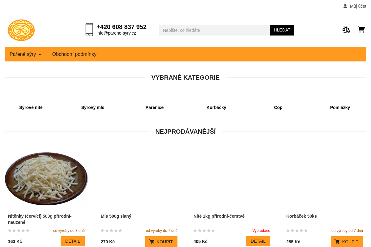 Parene-syry.cz