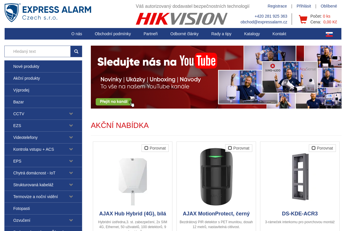 Express Alarm Czech - sklad