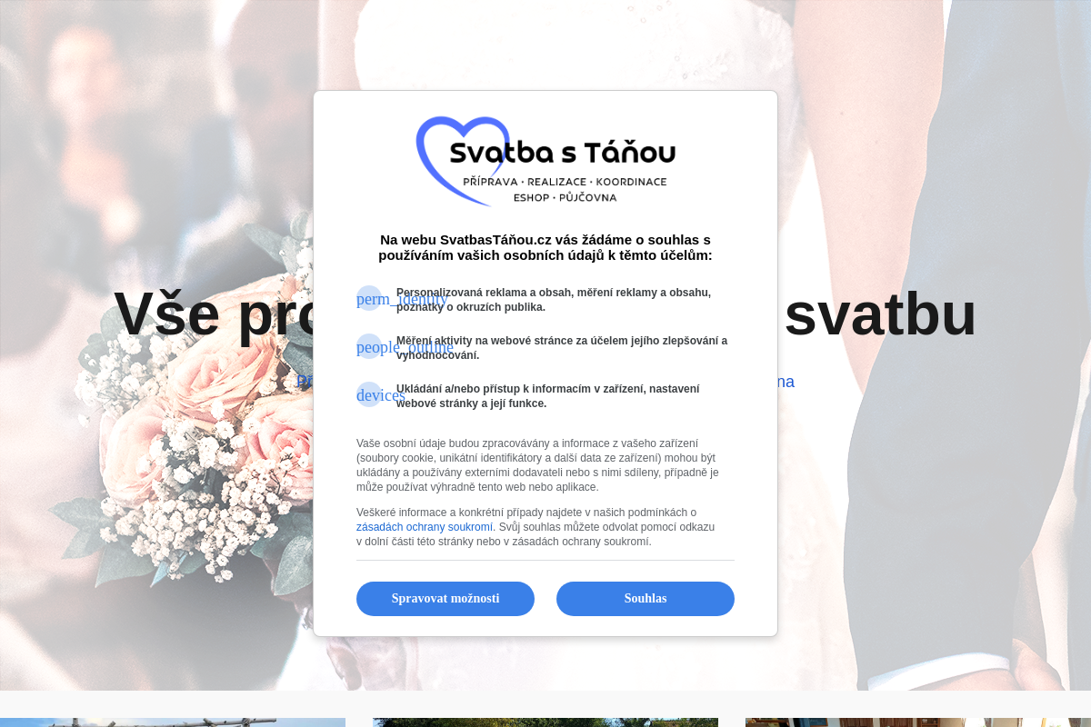 Půjčovna Svatba s Táňou, s.r.o.