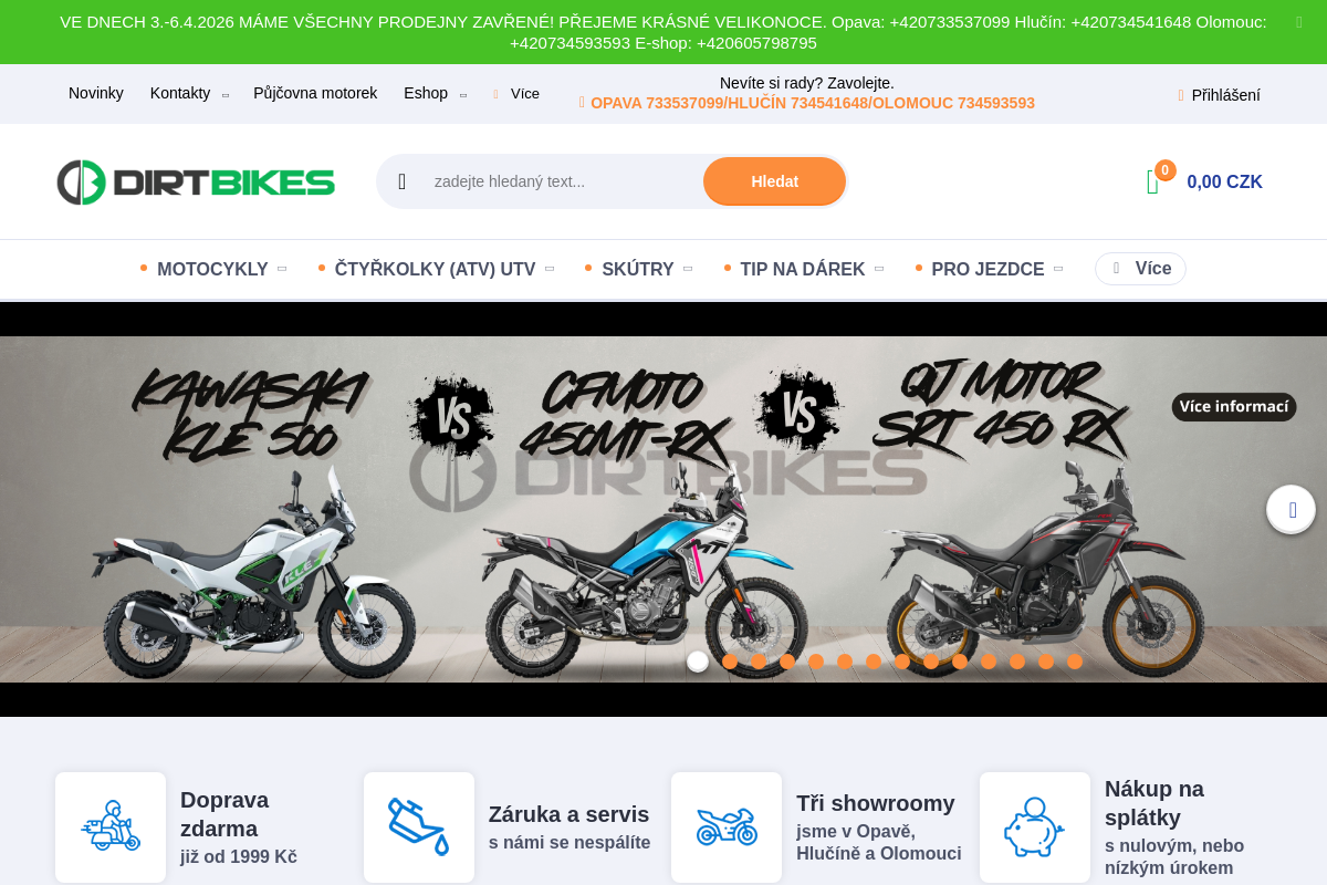 E-shop - Dirtbikes.cz