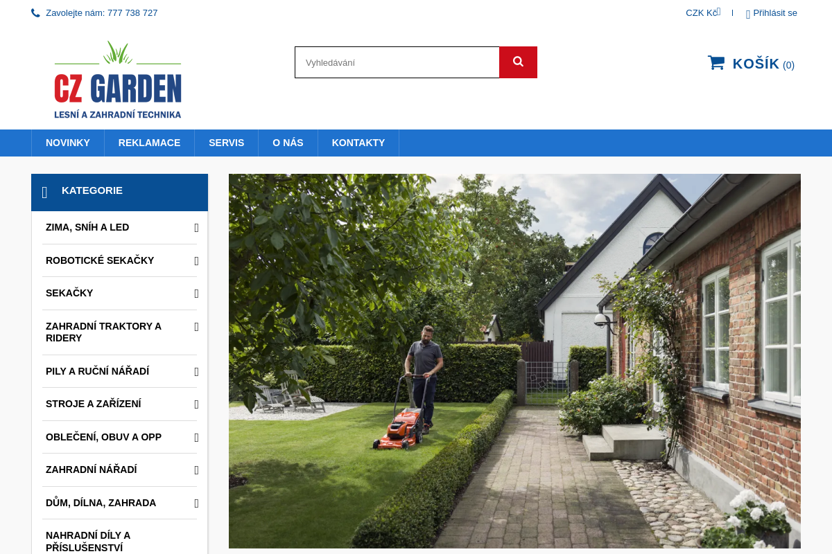 CZ GARDEN - prodejna Husqvarna a STIGA Hranice