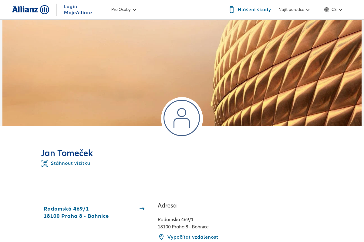 Jan Tomeček - Allianz pojišťovna a.s.