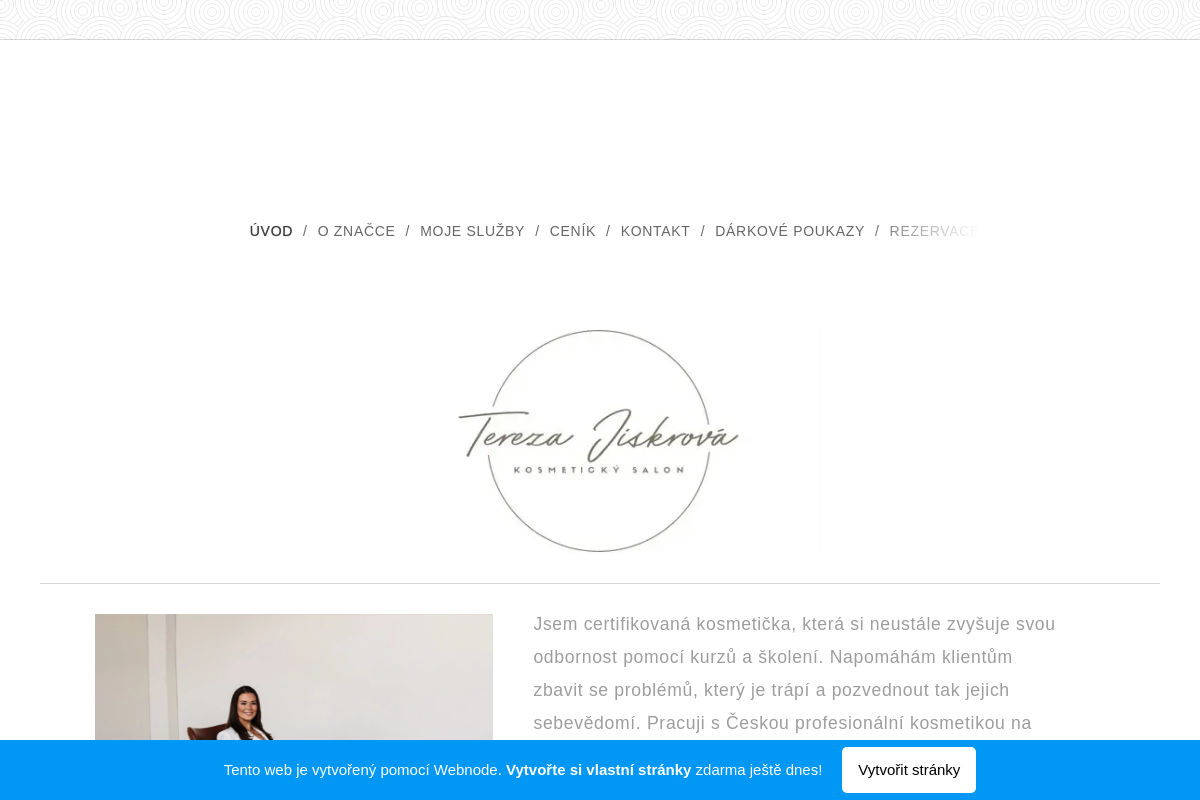 Kosmetický salon Tereza Jiskrová