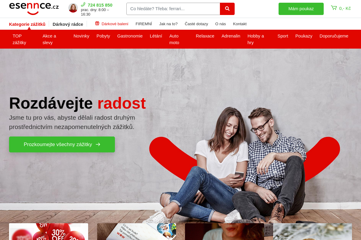 Esennce - Agentura na zážitky