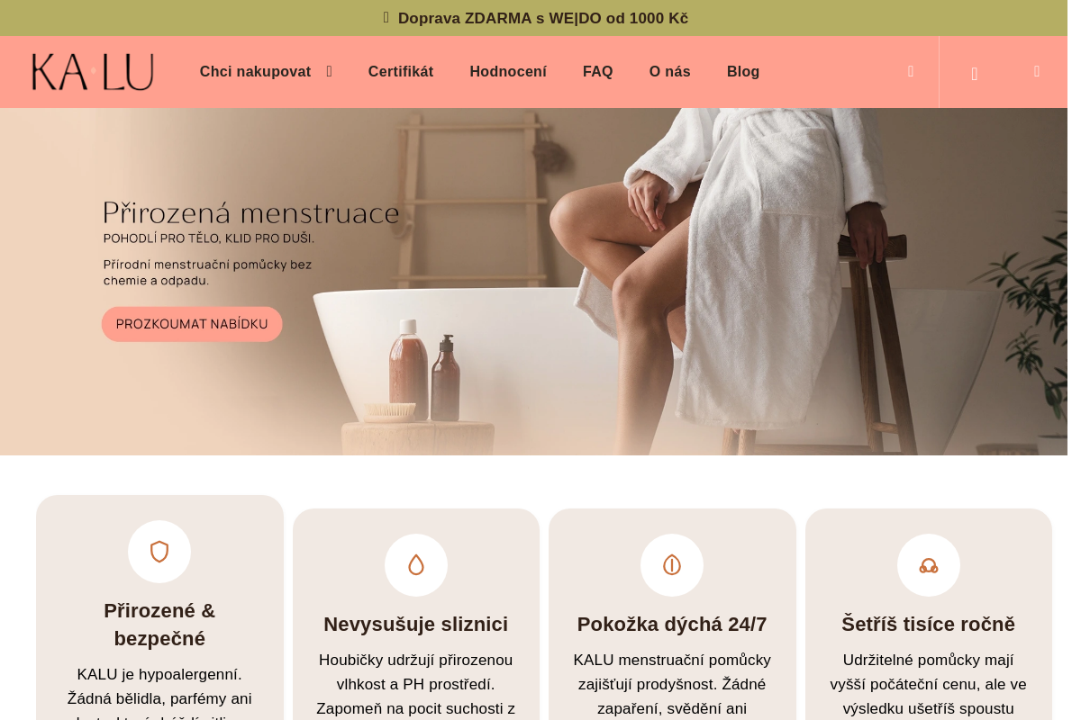 KALU | menstruace přirozeně