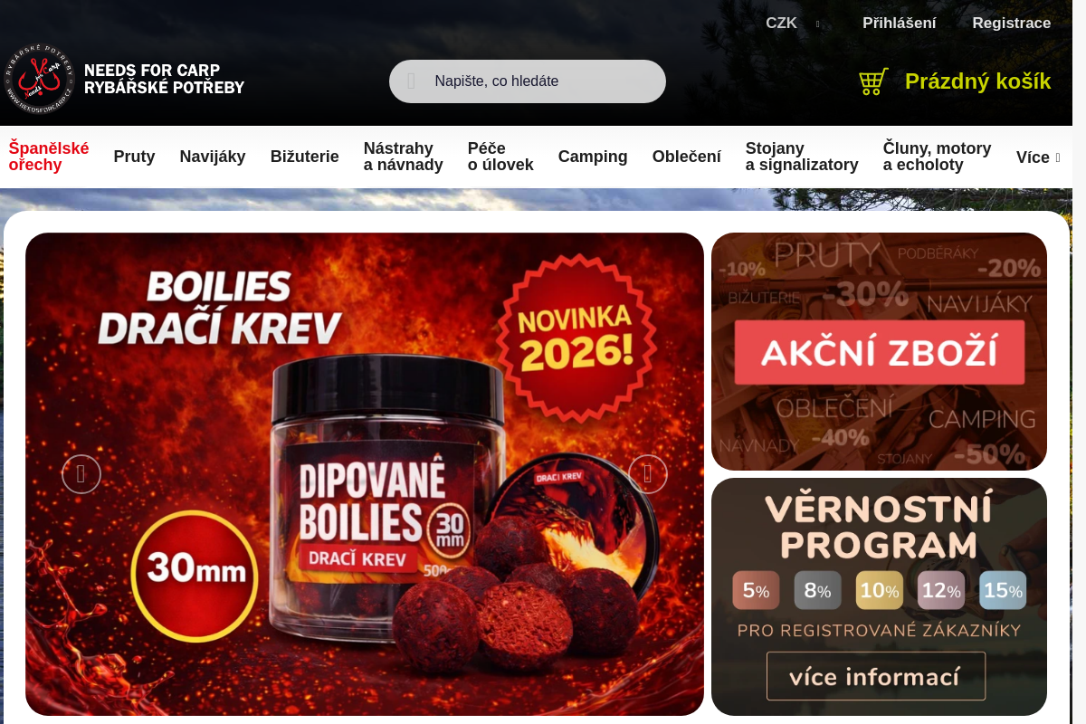 Rybářské potřeby Needs For Carp