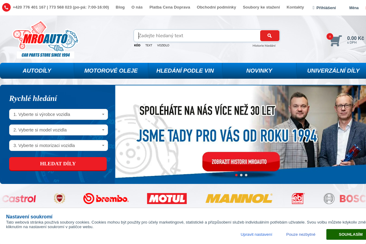 Mroauto.cz Autodíly