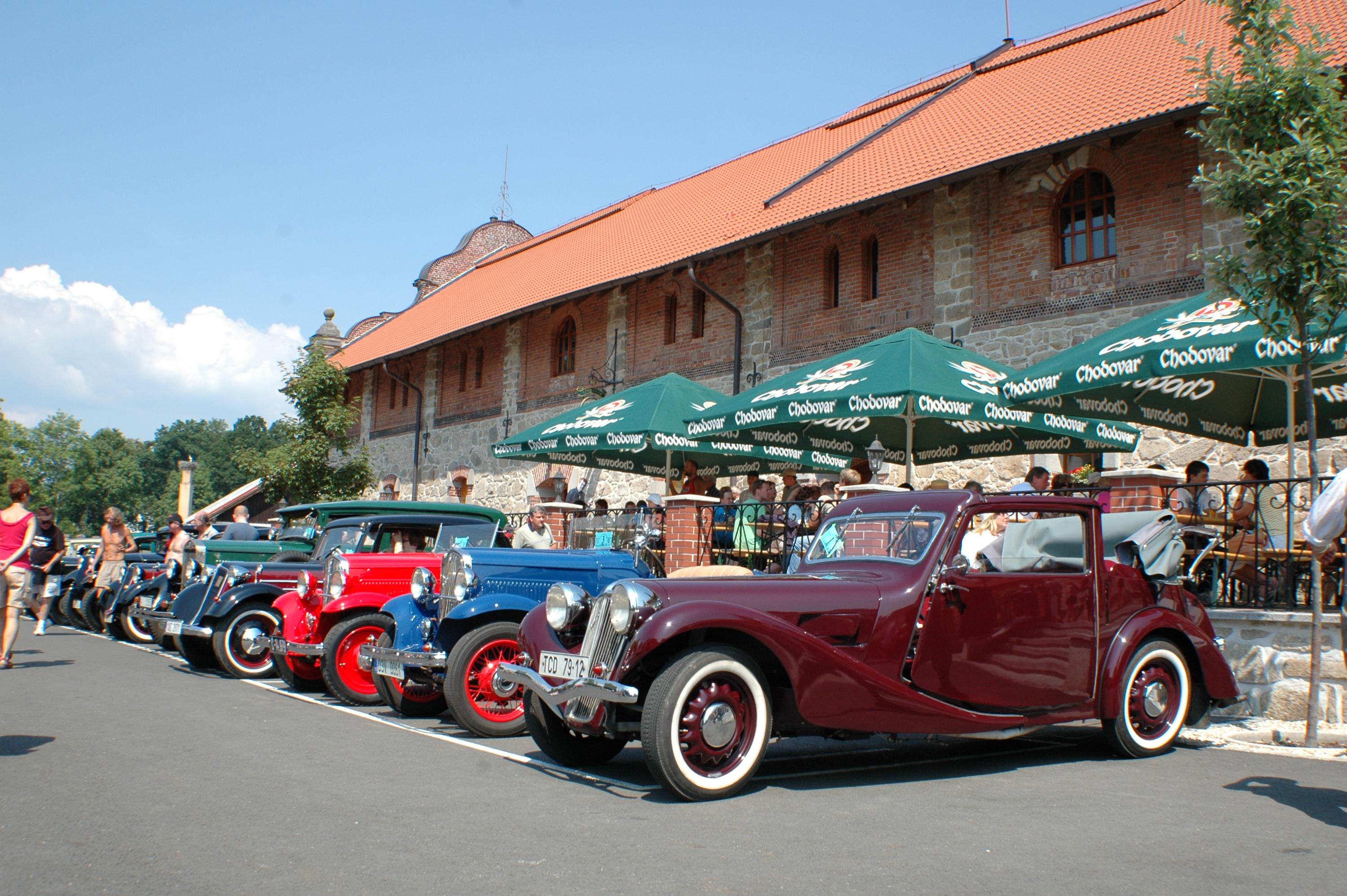 Setkání historických vozidel v pivovaru 2026