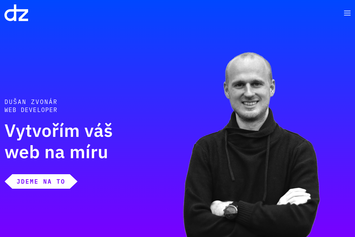 Dušan Zvonár - tvorba webů na míru