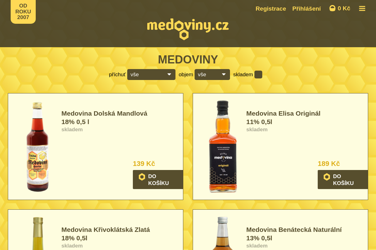 Medoviny.cz