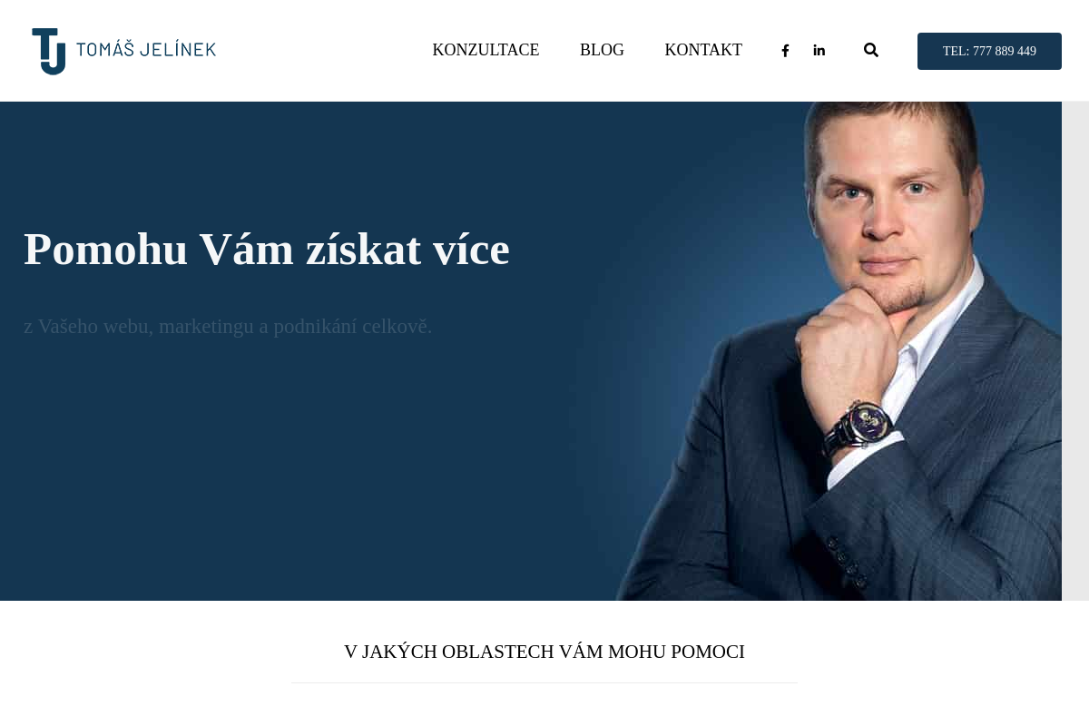 Tomáš Jelínek - marketingový poradce