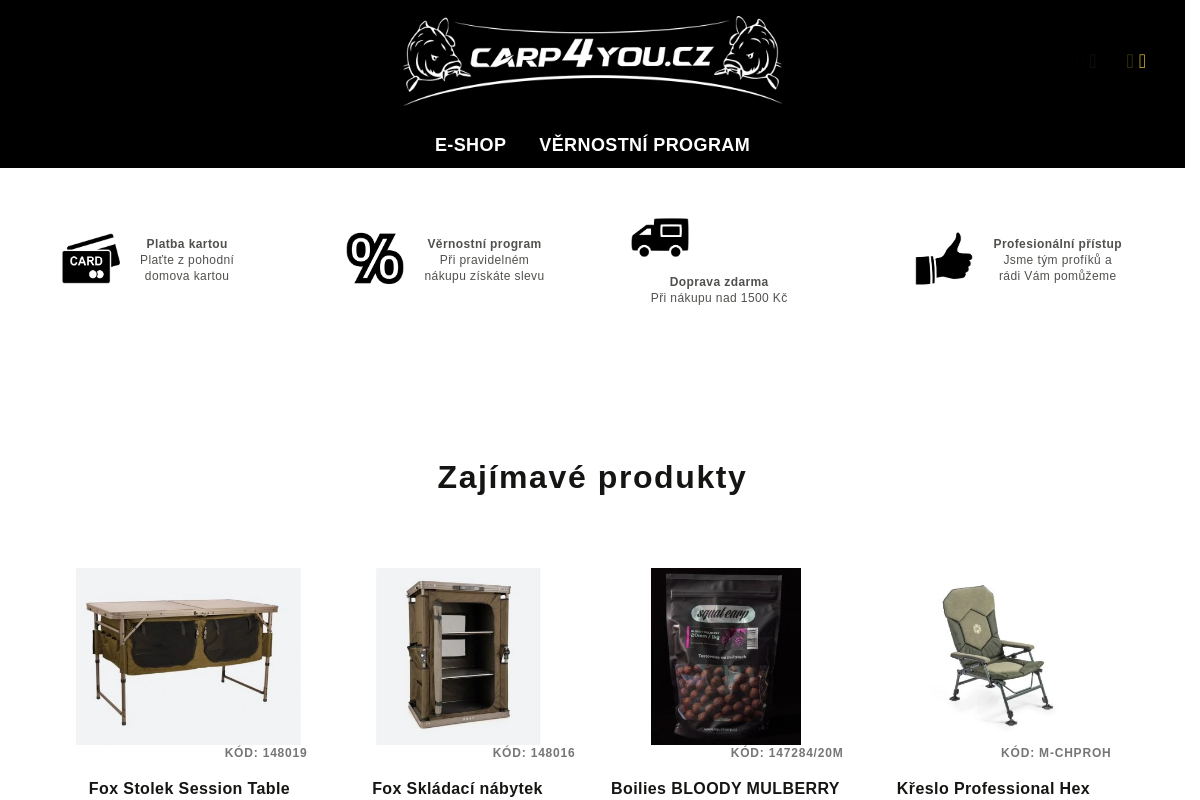 Rybářské potřeby Carp4You