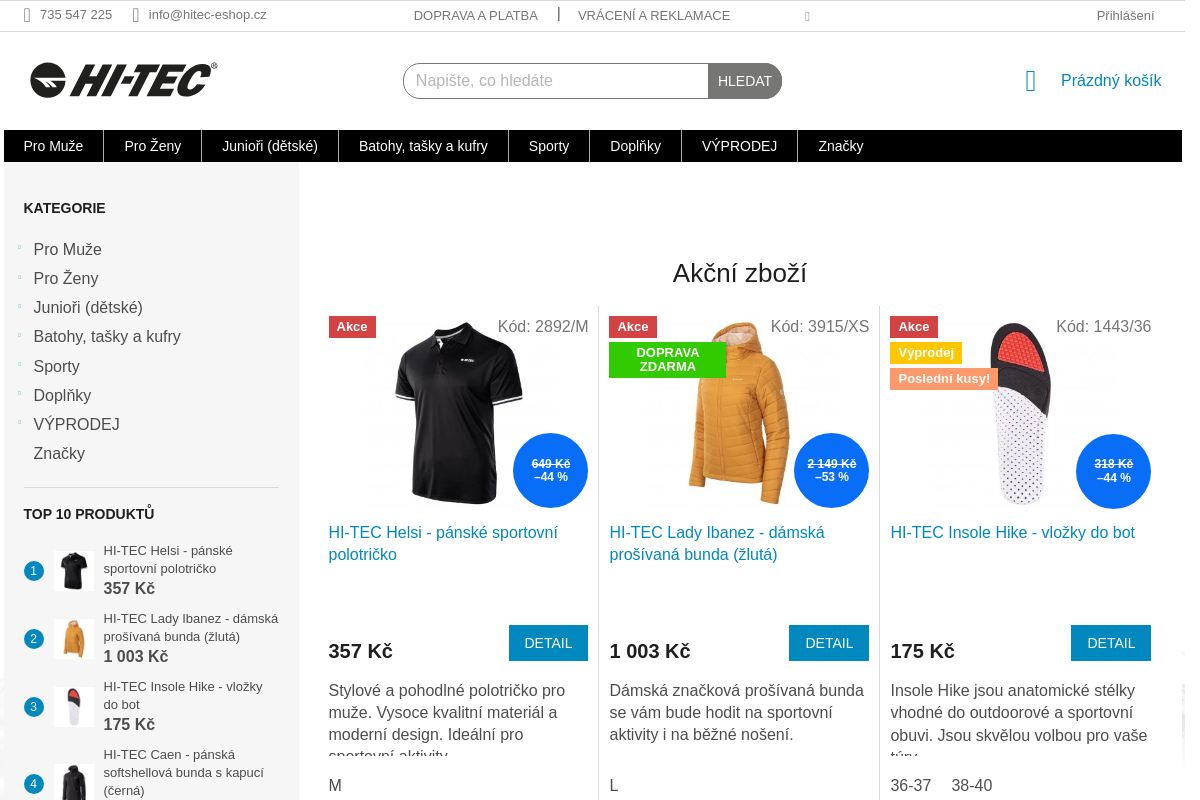 HI-TEC eshop foto 1