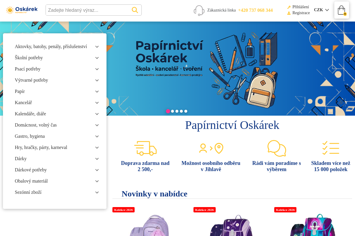 Papírnictví Oskárek