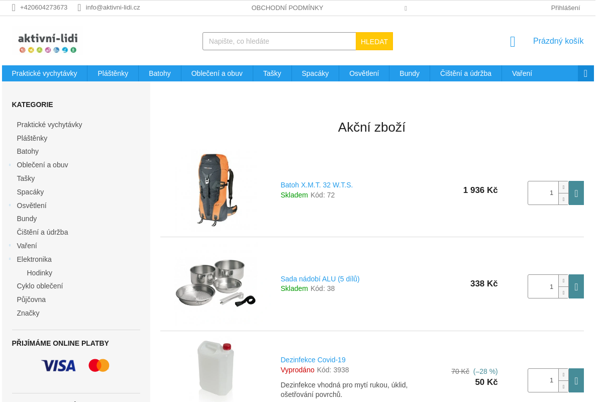 Obchod pro aktivní lidi