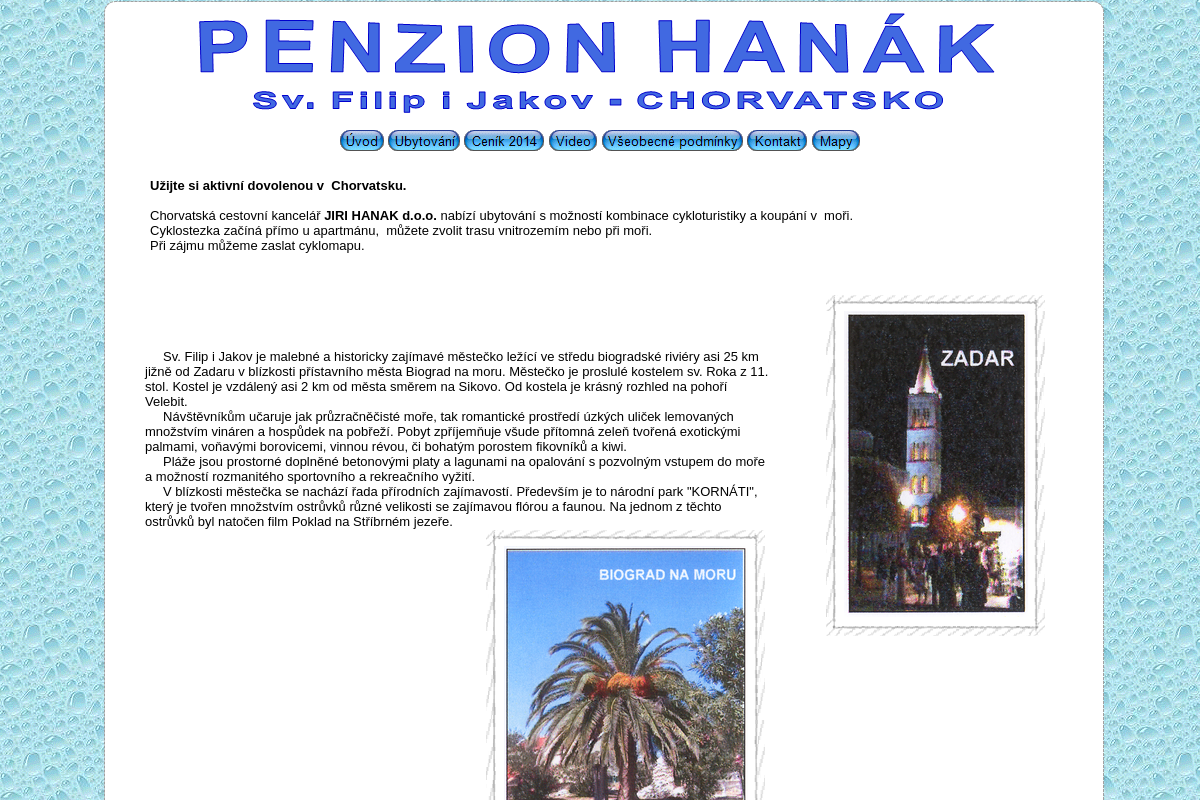 Penzion Hanák - Chorvatsko
