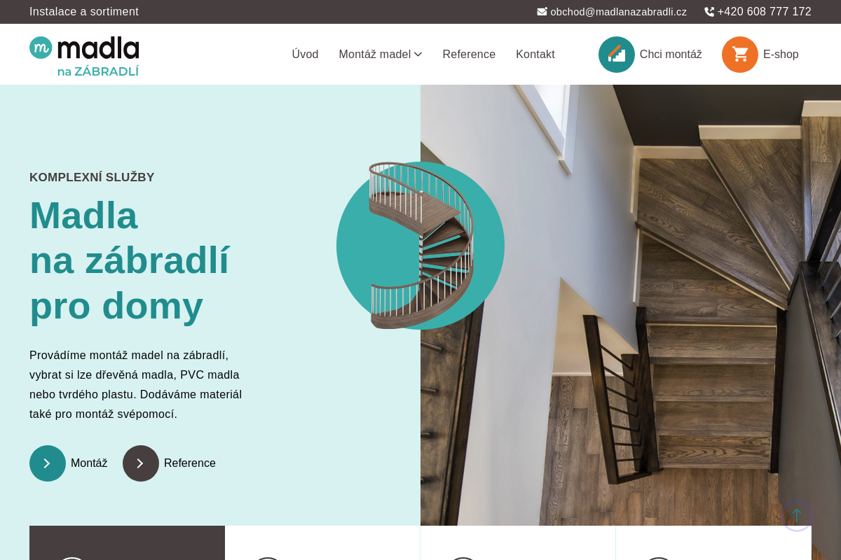 eKutil.cz s.r.o. - Madla na zábradlí