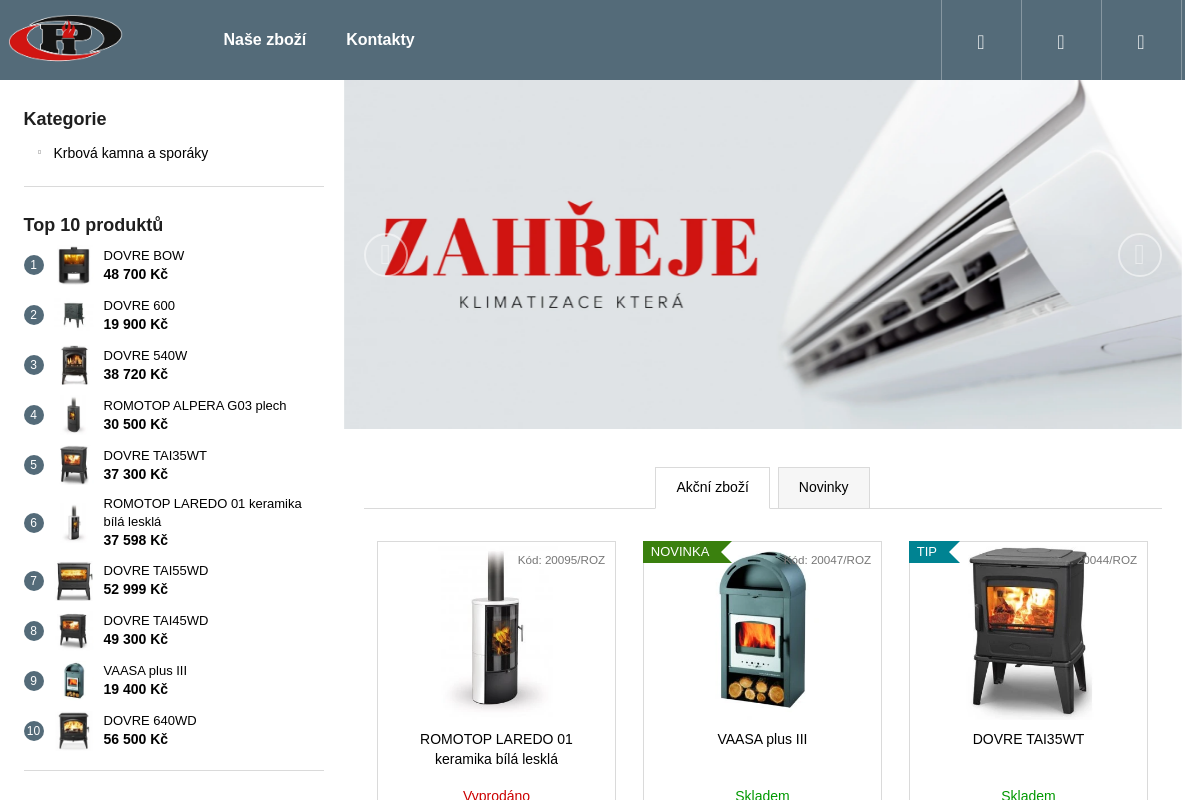 Profiinstal - Instalatérské potřeby a krby