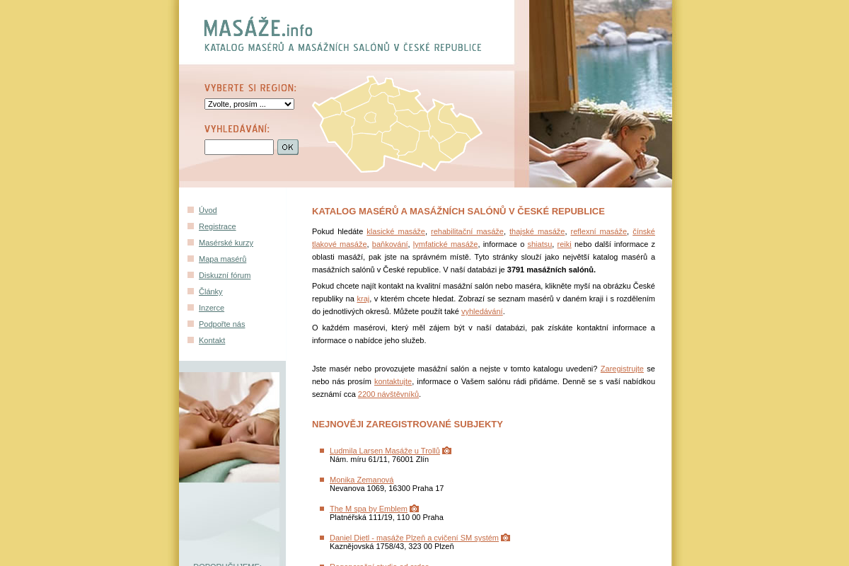 Masáže.info