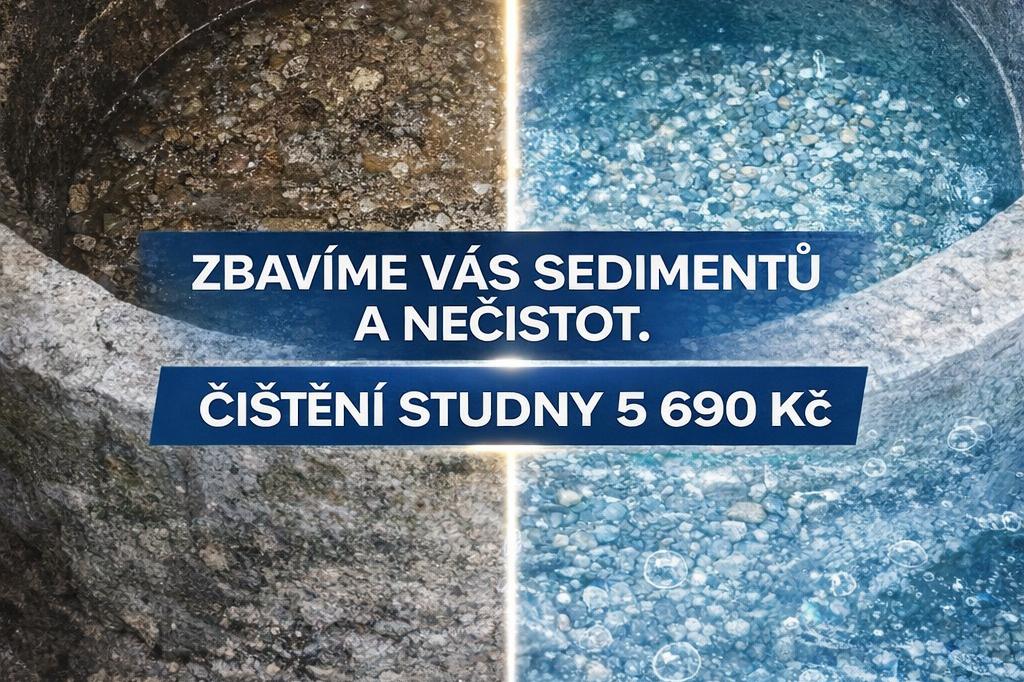 Čištění studny Zlín – volné termíny