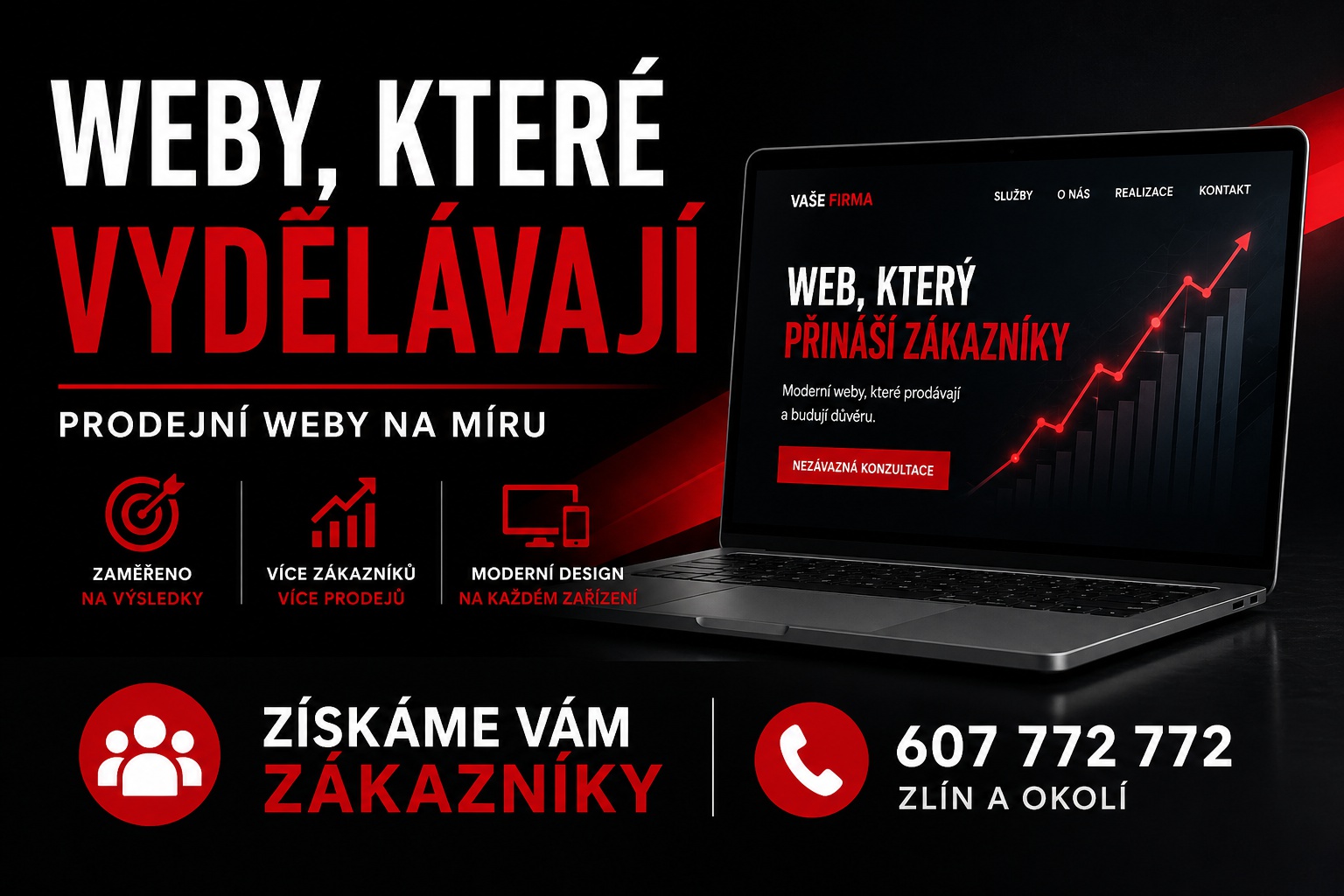 Tvorba webů, které vydělávají – Zlín