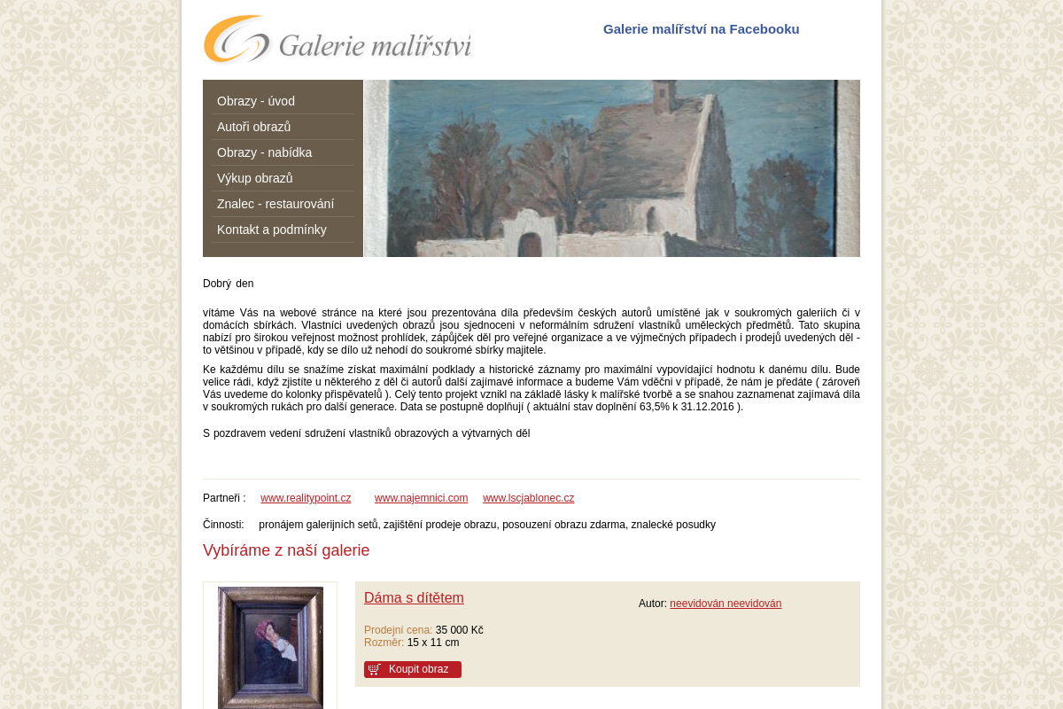 Galerie malířství - Ing. Pavel Kubíček